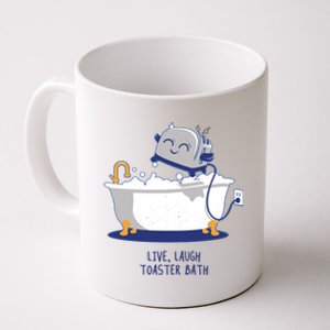 Live Laugh Toaster Bath Funny Coffee Mug