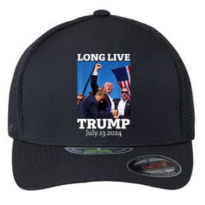 Long Live Trump July 13 2024 Flexfit Unipanel Trucker Cap