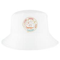 Live Laugh Toaster Bath Cool Comfort Performance Bucket Hat