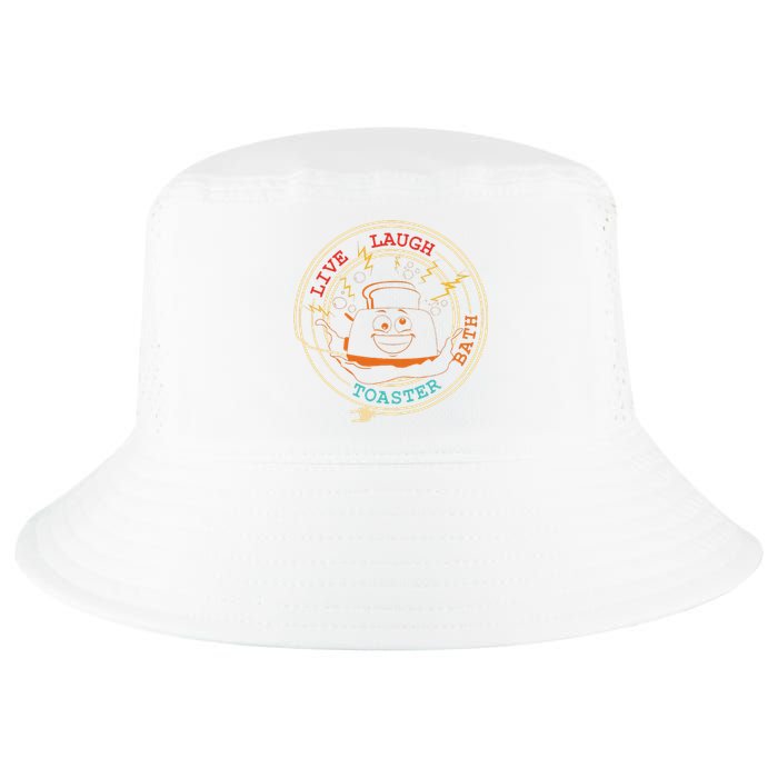 Live Laugh Toaster Bath Cool Comfort Performance Bucket Hat