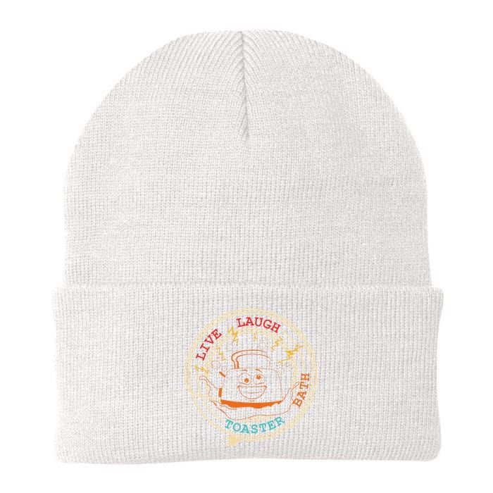 Live Laugh Toaster Bath Knit Cap Winter Beanie