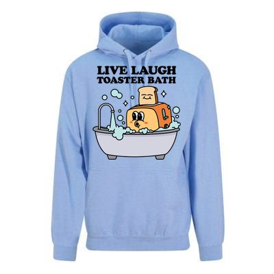 Live Laugh Toaster Bath Unisex Surf Hoodie