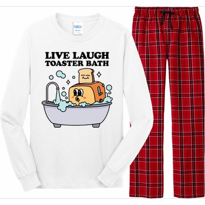 Live Laugh Toaster Bath Long Sleeve Pajama Set