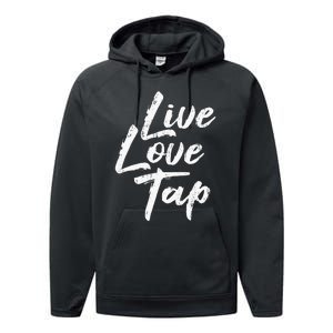 Live Love Tap Tap Dancing Tap Dancer Tap Dance Teacher Performance Fleece Hoodie