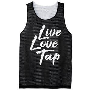 Live Love Tap Tap Dancing Tap Dancer Tap Dance Teacher Mesh Reversible Basketball Jersey Tank