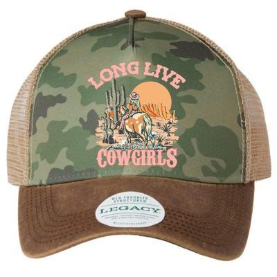 Long Live The Cowgirls Howdy Rodeo Western Country Legacy Tie Dye Trucker Hat