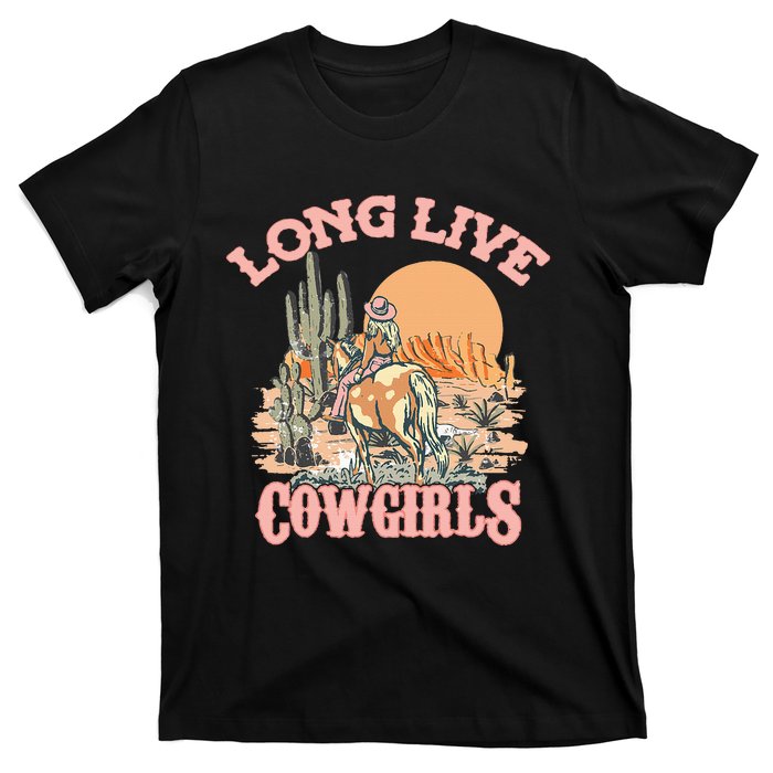 Long Live The Cowgirls Howdy Rodeo Western Country T-Shirt