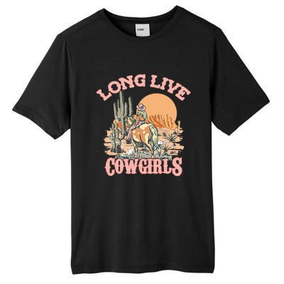 Long Live The Cowgirls Howdy Rodeo Western Country Tall Fusion ChromaSoft Performance T-Shirt