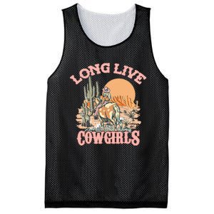 Long Live The Cowgirls Howdy Rodeo Western Country Mesh Reversible Basketball Jersey Tank