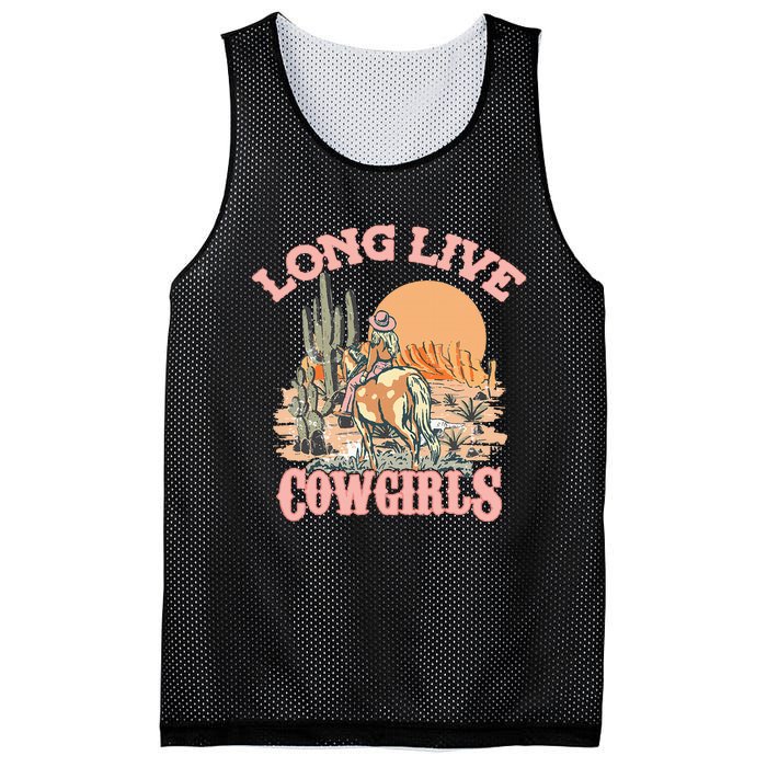 Long Live The Cowgirls Howdy Rodeo Western Country Mesh Reversible Basketball Jersey Tank