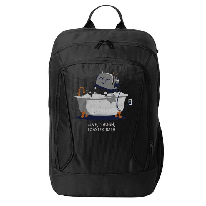 Live Laugh Toaster Bath City Backpack