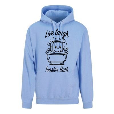 Live Laugh Toaster Bath Unisex Surf Hoodie