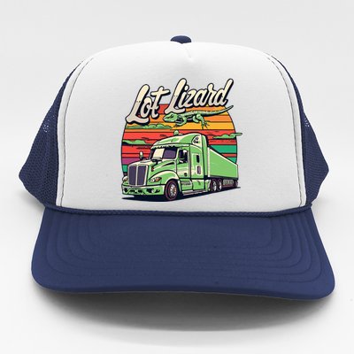 Lot Lizard Truck Driver Adventure Trucker Hat