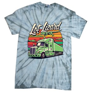 Lot Lizard Truck Driver Adventure Tie-Dye T-Shirt