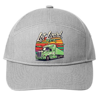 Lot Lizard Truck Driver Adventure 7-Panel Snapback Hat