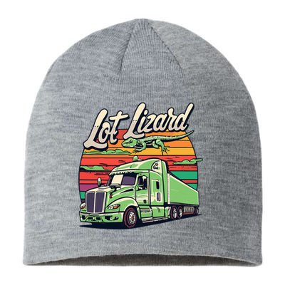 Lot Lizard Truck Driver Adventure Sustainable Beanie