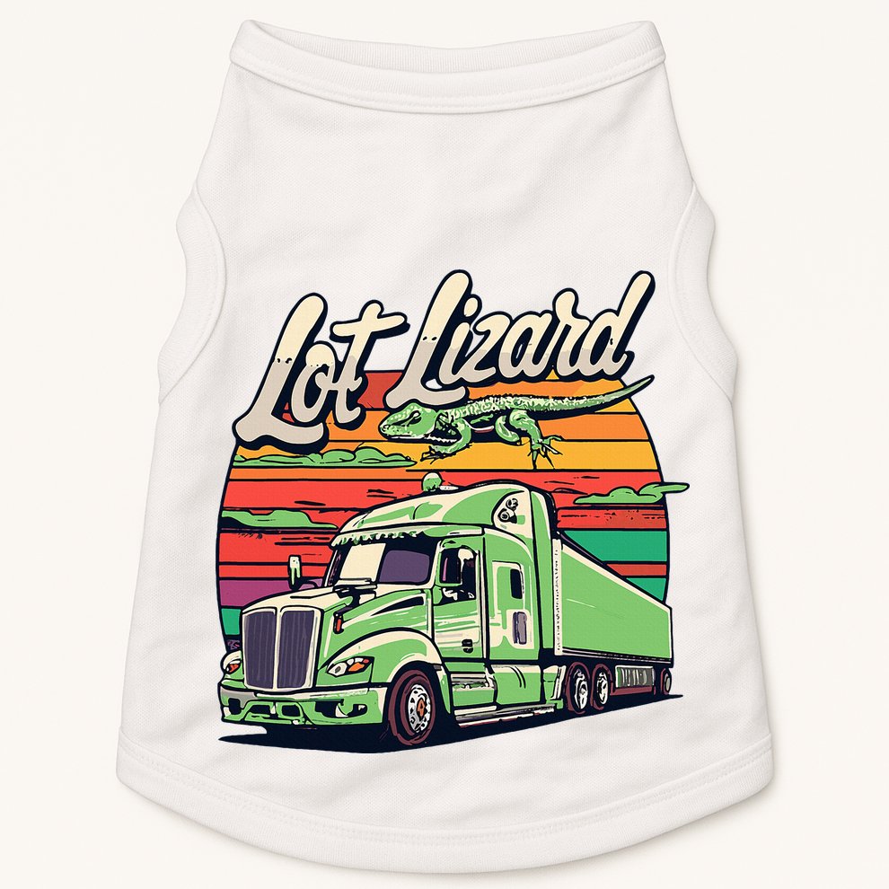 Lot Lizard Truck Driver Adventure Doggie Tank