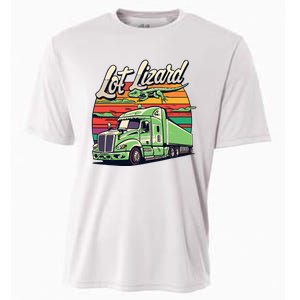 Lot Lizard Truck Driver Adventure Cooling Performance Crew T-Shirt