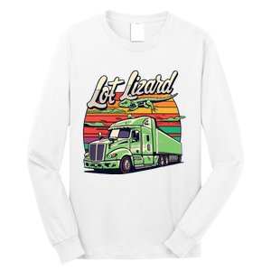 Lot Lizard Truck Driver Adventure Long Sleeve Shirt