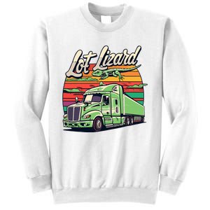 Lot Lizard Truck Driver Adventure Sweatshirt