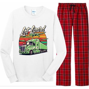 Lot Lizard Truck Driver Adventure Long Sleeve Pajama Set