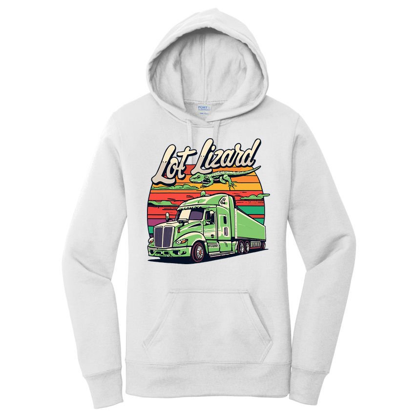 Lot Lizard Truck Driver Adventure Women's Pullover Hoodie