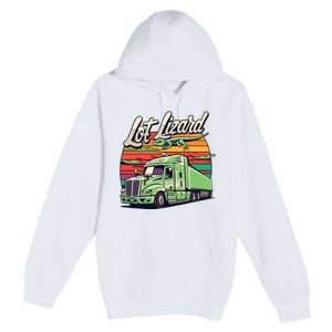 Lot Lizard Truck Driver Adventure Premium Pullover Hoodie