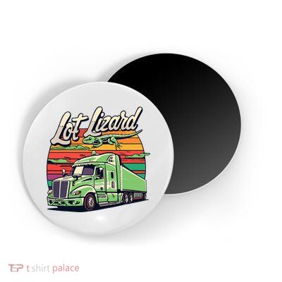Lot Lizard Truck Driver Adventure Magnet