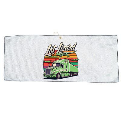 Lot Lizard Truck Driver Adventure Large Microfiber Waffle Golf Towel