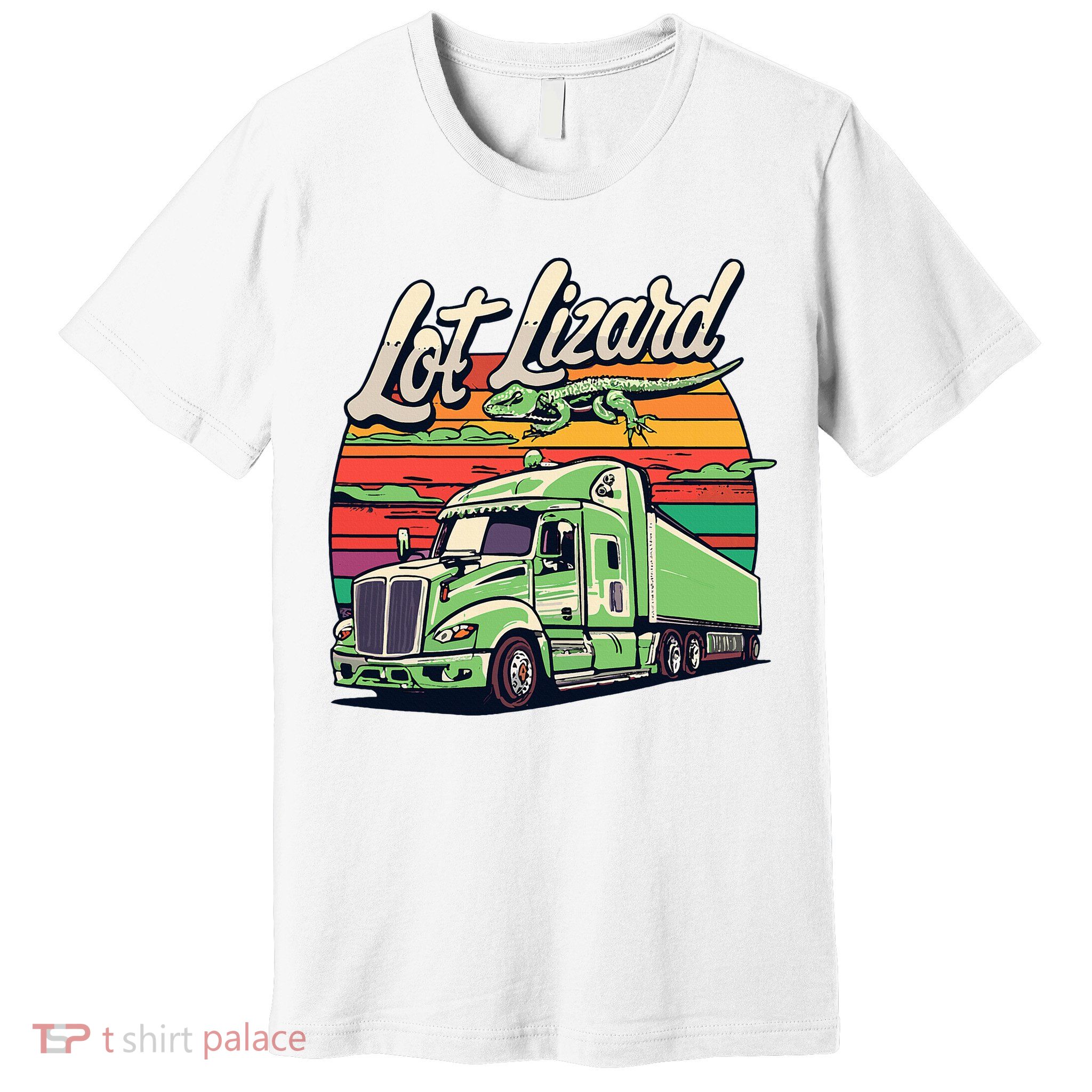 Lot Lizard Truck Driver Adventure Premium T-Shirt