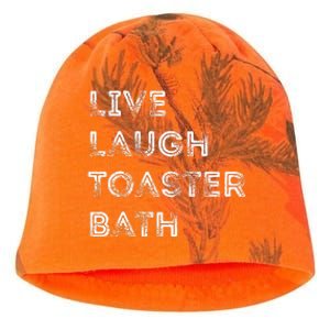 Live Laugh Toaster Bath Inspirational Kati - Camo Knit Beanie