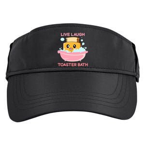 Live Laugh Toaster Bath Funny Saying Adult Drive Performance Visor