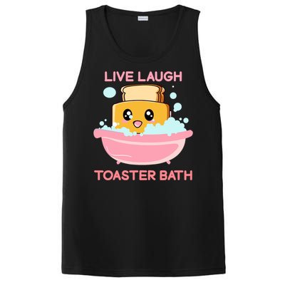 Live Laugh Toaster Bath Funny Saying PosiCharge Competitor Tank