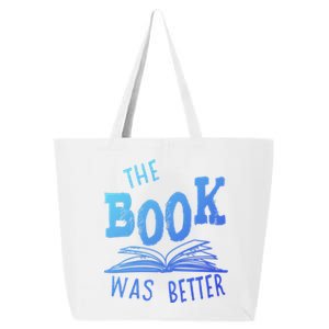 Librarian Library The Book Was Better Bibliophile Gift 25L Jumbo Tote