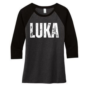 Luka Women's Tri-Blend 3/4-Sleeve Raglan Shirt