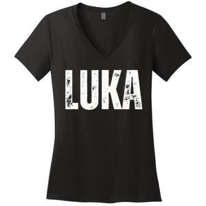 Luka Women's V-Neck T-Shirt