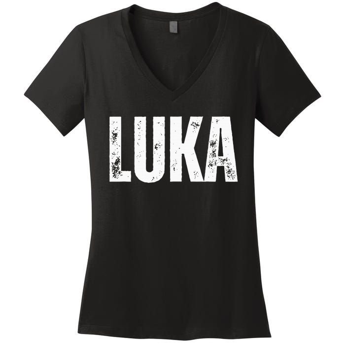 Luka Women's V-Neck T-Shirt