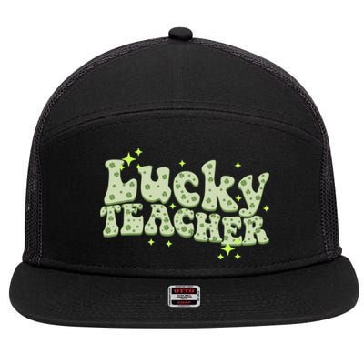 Luckyteacher 7 Panel Mesh Trucker Snapback Hat