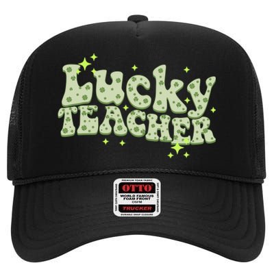 Luckyteacher High Crown Mesh Back Trucker Hat