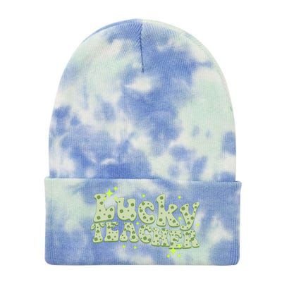 Luckyteacher Tie Dye 12in Knit Beanie