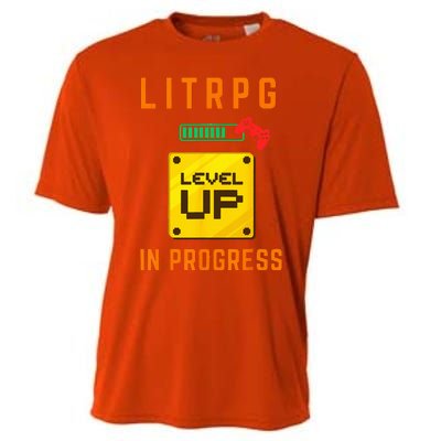 LitRPG Level Up Gaming Cooling Performance Crew T-Shirt