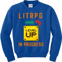 LitRPG Level Up Gaming Kids Sweatshirt