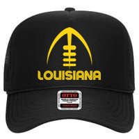 Louisiana La Vintage Design Classic Louisiana High Crown Mesh Back Trucker Hat