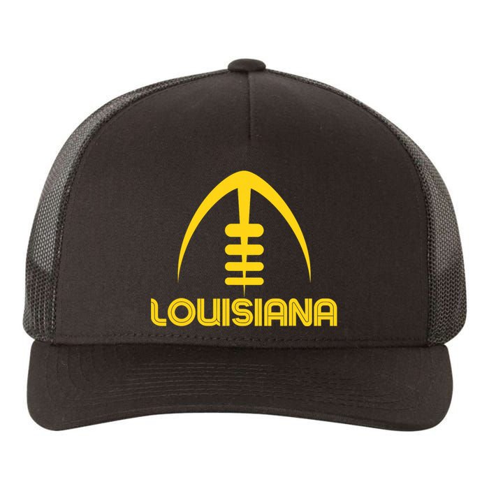 Louisiana La Vintage Design Classic Louisiana Yupoong Adult 5-Panel Trucker Hat