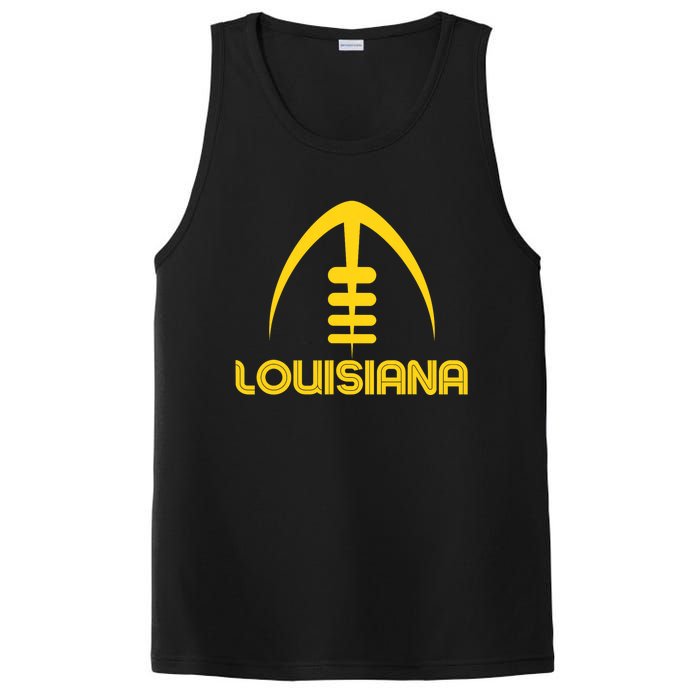 Louisiana La Vintage Design Classic Louisiana PosiCharge Competitor Tank