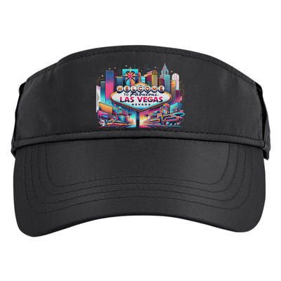 Love Las Vegas Baby For Holidays In Las Vegas Souvenir Adult Drive Performance Visor