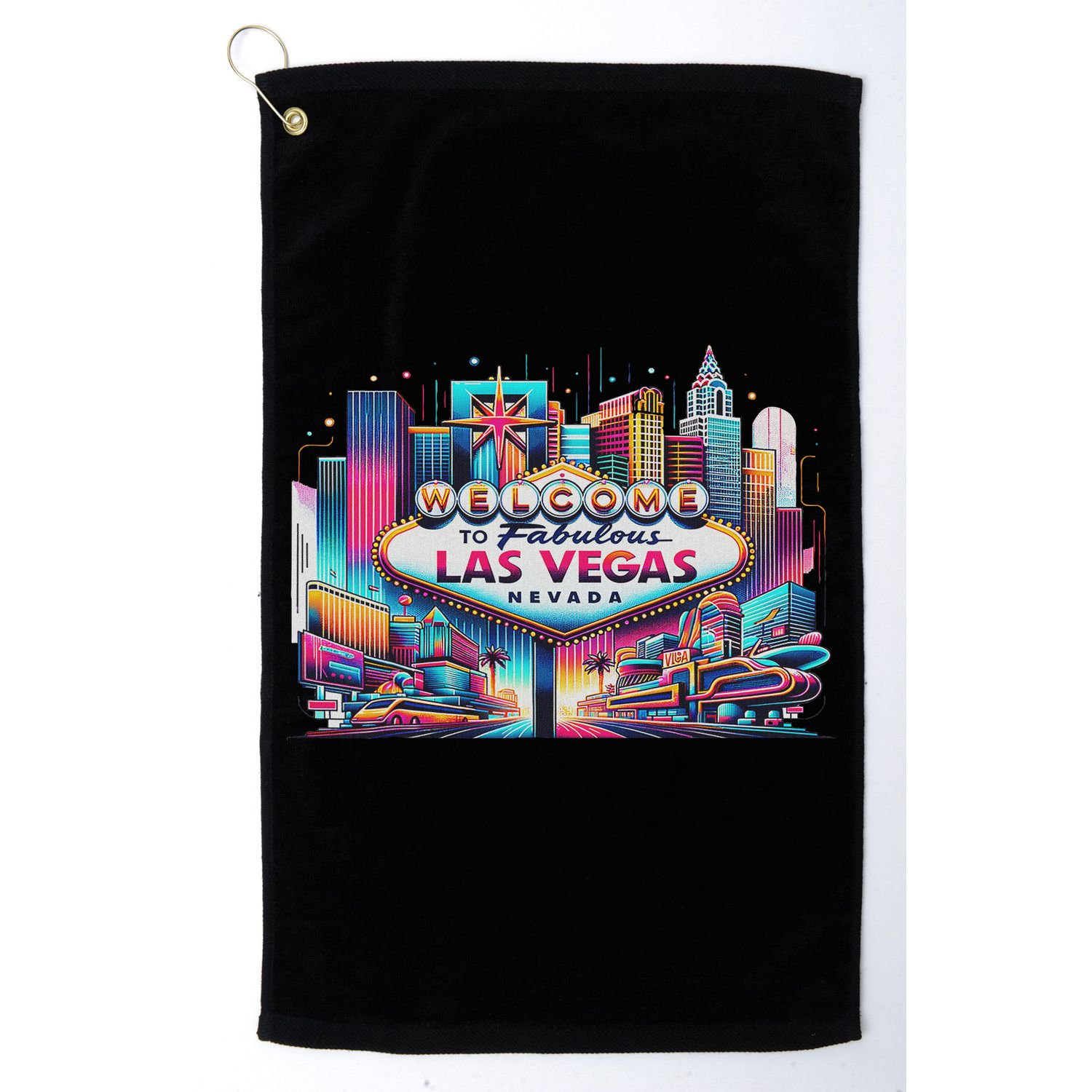 Love Las Vegas Baby For Holidays In Las Vegas Souvenir Golf Towel