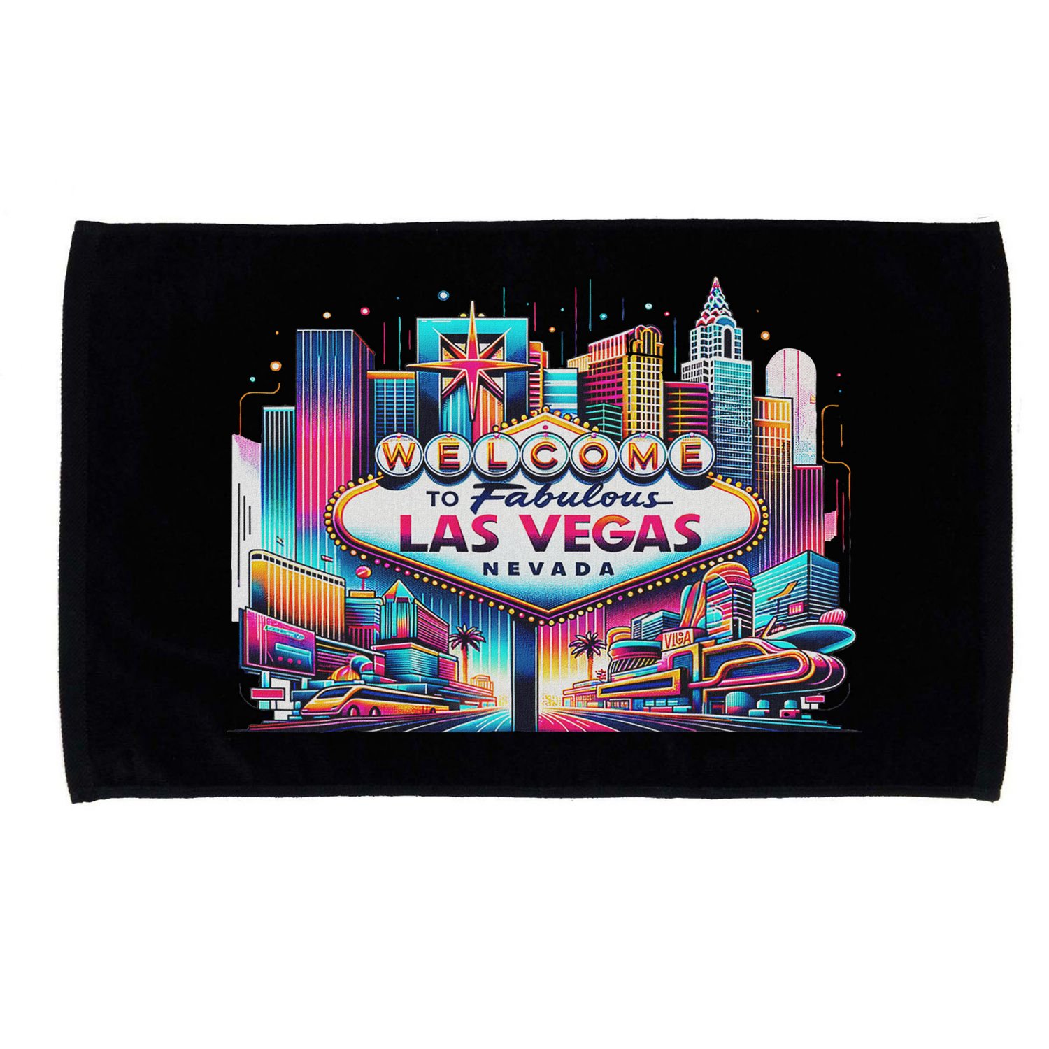 Love Las Vegas Baby For Holidays In Las Vegas Souvenir Microfiber Hand Towel