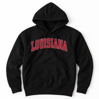 Louisiana La Vintage Athletic Sports Hoodie