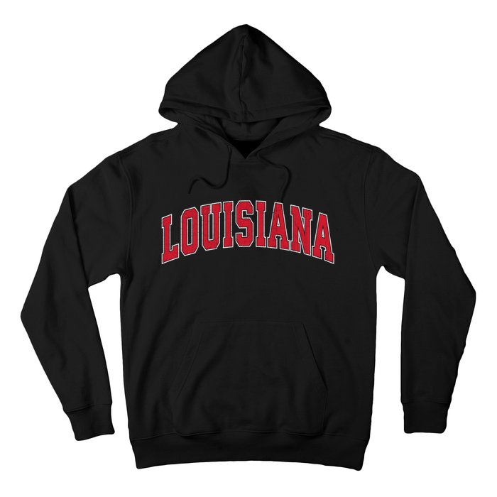 Louisiana La Vintage Athletic Sports Hoodie